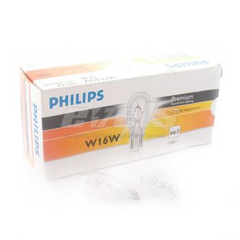 Лампа "PHILIPS" 12v 16W (W2,1x9,5d) /W16W