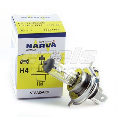Лампа "NARVA" 12v Н4 60/55W (P43t-38) кор._ — основное фото